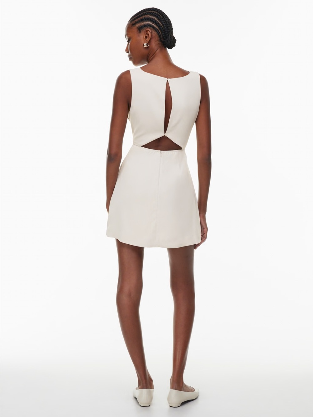 Aritzia Babaton Spectre Dress in Matte Pearl - Picture 2 of 12